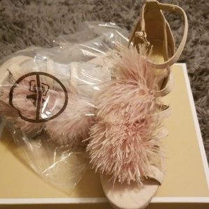 Mk suede heels.